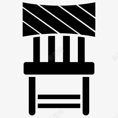 座椅温莎椅餐椅家具图标图标