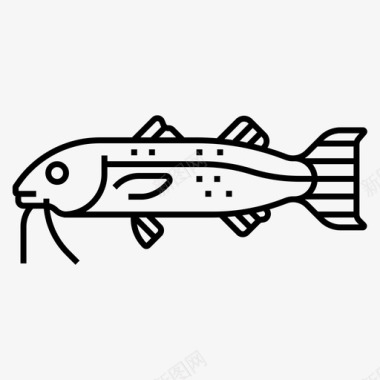 山羊鱼食物海鲜图标图标