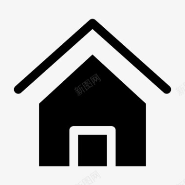 倒塌的房子家房子图标图标