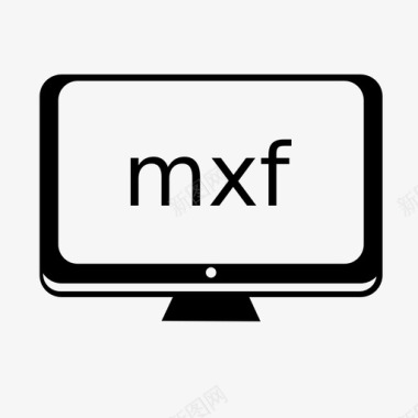 通用详情页物料交换格式监视器mxf图标图标