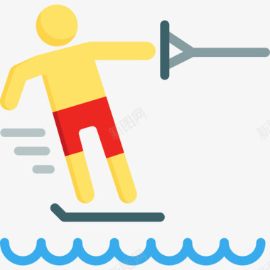 滑水板冒险运动9平地图标图标