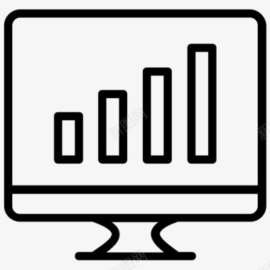 在线报告业务监控数据分析图标图标