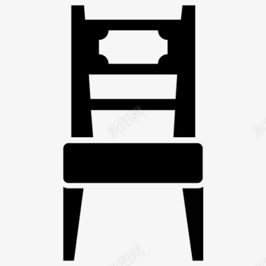 椅子餐椅家具图标图标