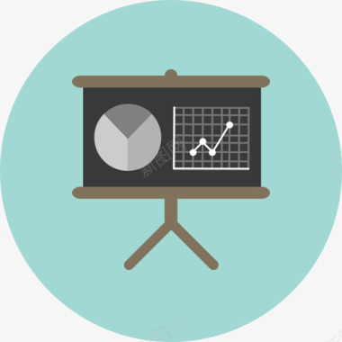 平面图矢量分析图表圆形平面图图标图标