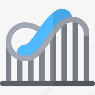 过山车游乐场14平地图标图标