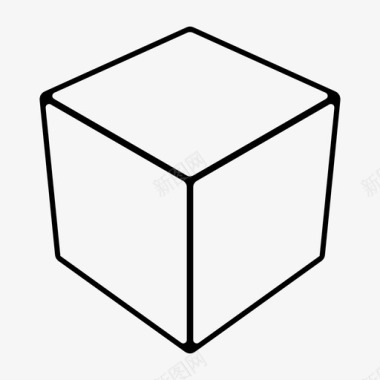 空白便利贴方块空白骰子图标图标
