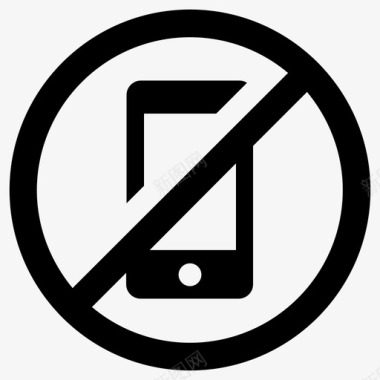 移动禁止移动禁止使用智能手机图标图标