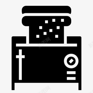 采购产品烤面包炊具厨房图标图标