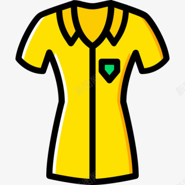 衬衫女装3黄色图标图标