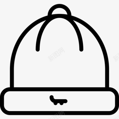 冬季帽男士配件2直线型图标图标