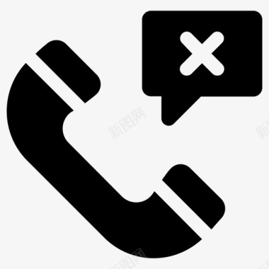 限制禁止打电话禁止联系图标图标