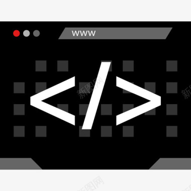 编程语言编码编码网页23平面图标图标
