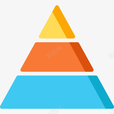金字塔图金字塔图图表平面图图标图标