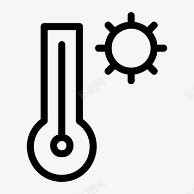 天气气候太阳图标图标