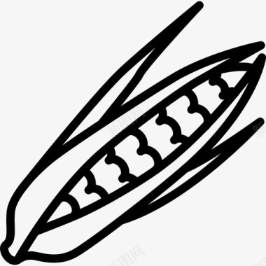 玉米食品水果图标图标