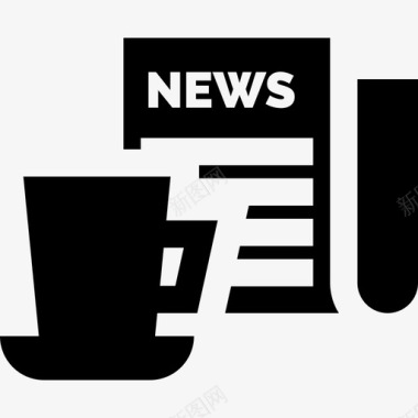 撕开的报纸报纸新闻6已满图标图标