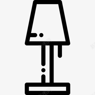 灯具灯具家用家具4线性图标图标