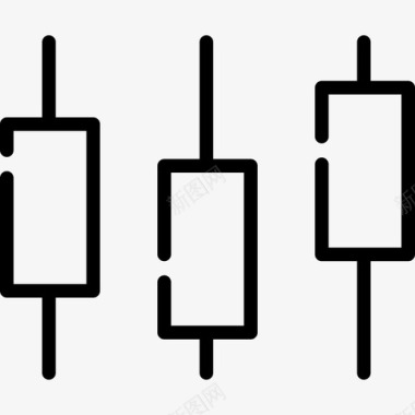 灰色图表条形图图表3线性图标图标