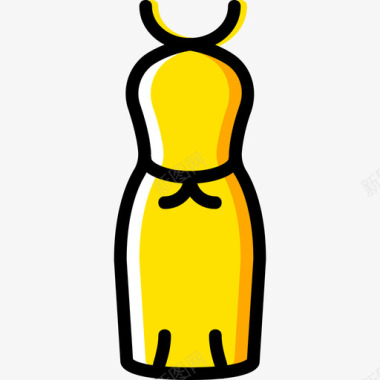 连衣裙女装3黄色图标图标