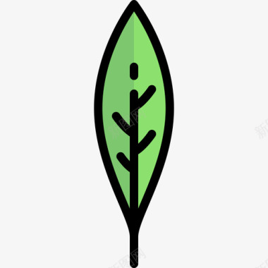 菠菜健康食品2原色图标图标