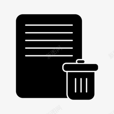 废纸篓删除文件图标图标