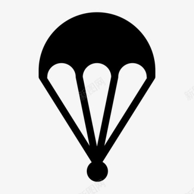 降落伞飞行游戏图标图标