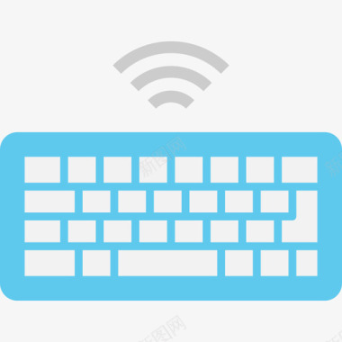 键盘电子元件2扁平图标图标
