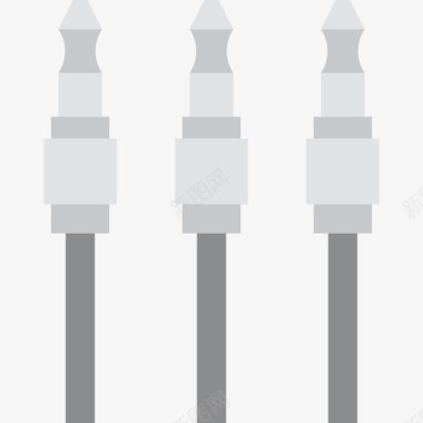 矢量连接器扁平连接器电缆连接器图标图标