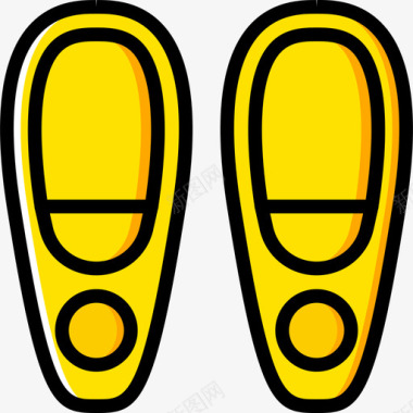运动鞋47黄色图标图标