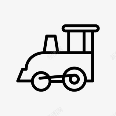 机车蒸汽机火车图标图标