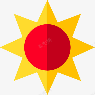太阳太阳暑假17平图标图标
