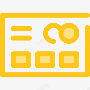 黄色闪电信用卡电子商务10黄色图标图标