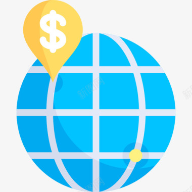 全球电子商务21持平图标图标