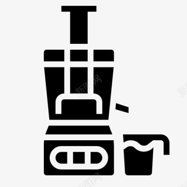 榨汁机榨汁机饮料厨房图标图标