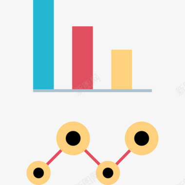 矢量平面图分析图表和图表6平面图图标图标