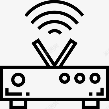 提供无线网无线网络13线性图标图标