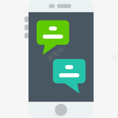 短信手机icon智能手机对话5平板图标图标