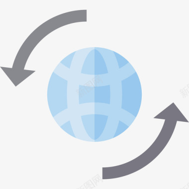 全球代购全球通讯31扁平图标图标