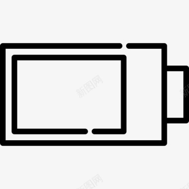 物联网展板电池物联网2线性图标图标