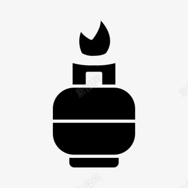 煤气瓶火炉子图标图标