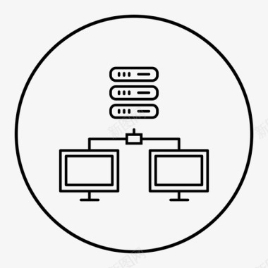 云标题栏云服务器大数据云数据库图标图标