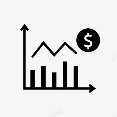 填充PDF条形图金融投资图标图标