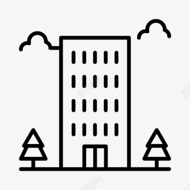 建筑物城市多伦多图标图标