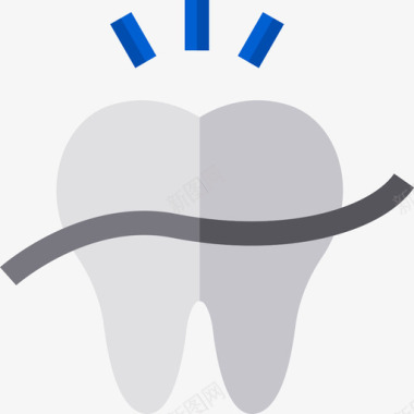 刷牙齿牙齿牙齿护理扁平图标图标