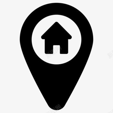 房屋位置房产出租房屋图标图标