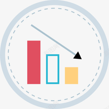 平面图矢量分析图表和图表6平面图图标图标