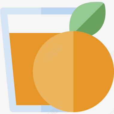 鲜榨果汁果汁健康食品5无糖图标图标