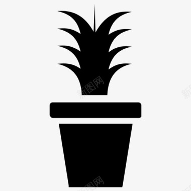 盆栽植物生长植物室内植物图标图标