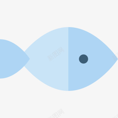 鳢鱼鱼复活节21扁平图标图标