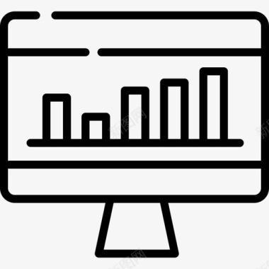 客户分析分析网络和搜索引擎优化3线性图标图标